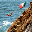 La Quebrada de Acapulco, beau atraction du port historique. 